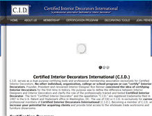 Tablet Screenshot of cidinternational.org